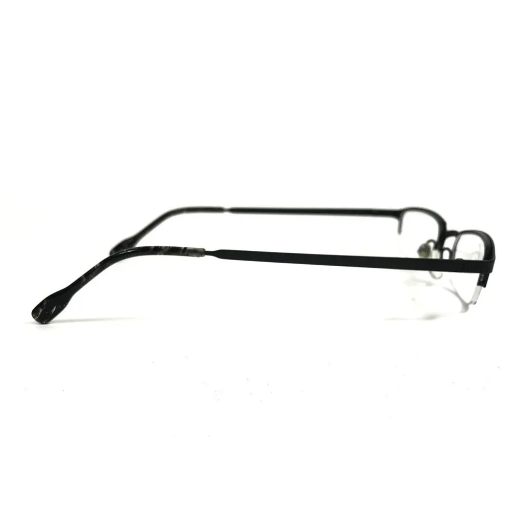ogi Eyeglasses Frames 0012 COL.10 Matte Black Rectangle Half Rim 45-21-140